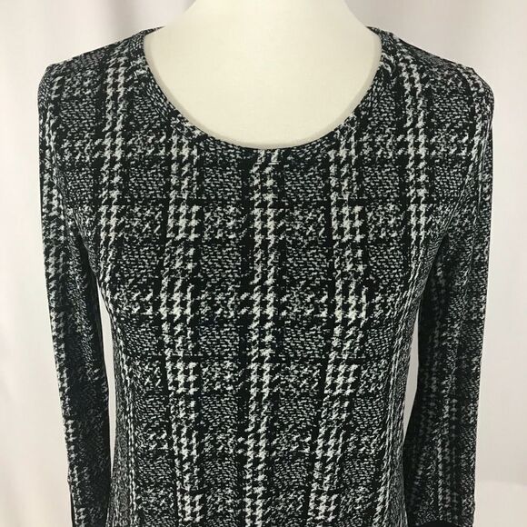 NWT Michael KORS Black Plaid Top - Picture 1 of 7